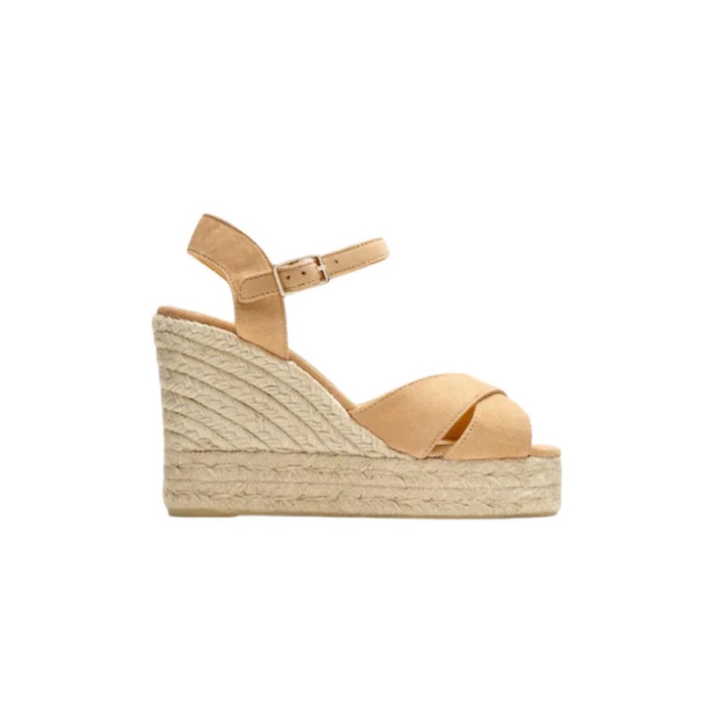 Castaner suede espadrille wedges! Only worn one time!
